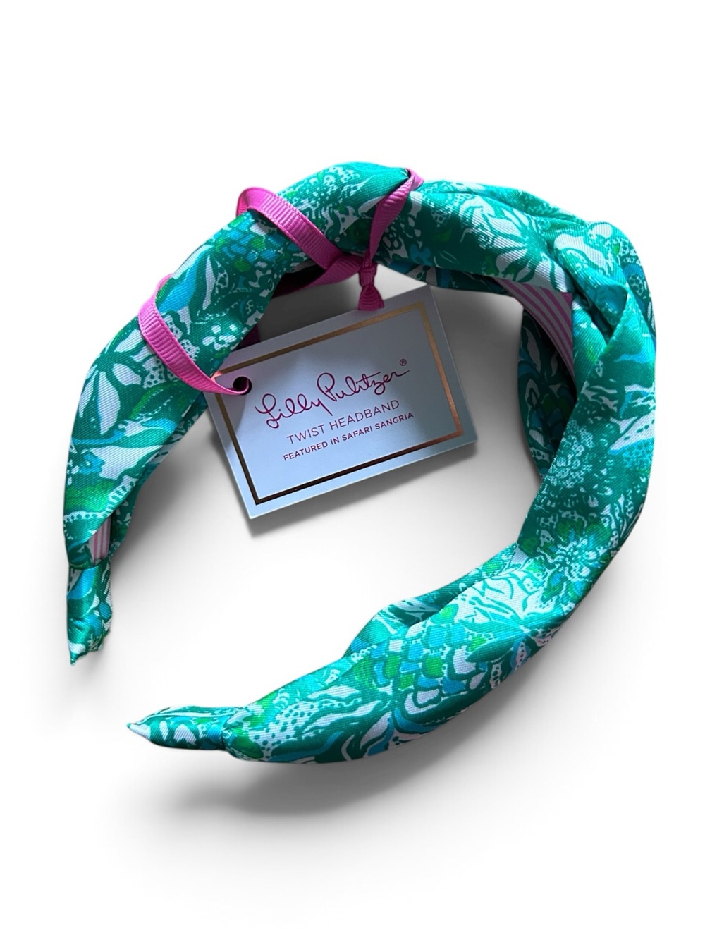 Lilly Pulitzer Twist Headband, Safari Sangria